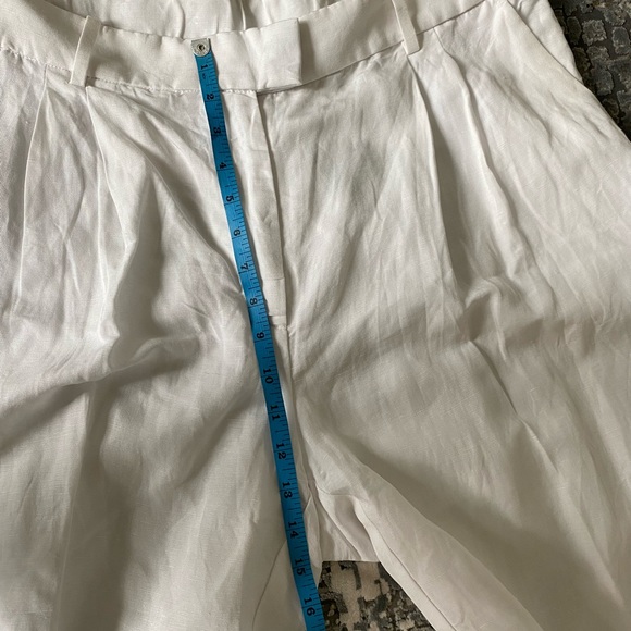H&M White Linen Blend Pants - Picture 8 of 10